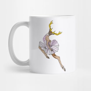 Reindeer Ballerina Tutu Mug